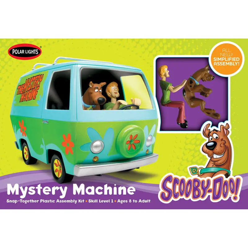 1/25 Scooby-Doo Mystery Machine Snap-Fit Model Kit 1