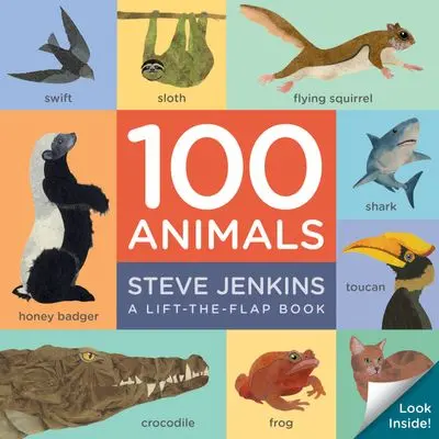 100 Animals Lift-The-Flap Board Book 1