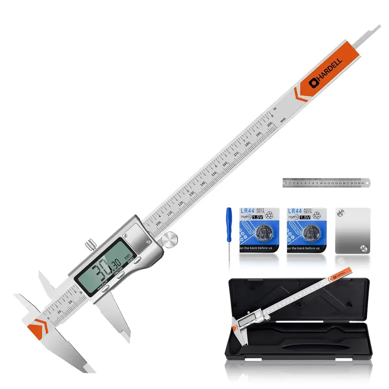 12-Inch Stainless Steel Digital Caliper With Dual Backup Batteries 1
