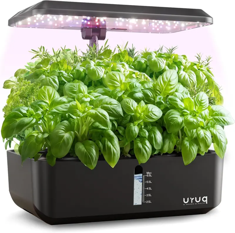 12-Station Indoor Hydroponic Growing Kit 1