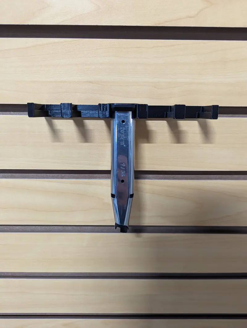 2011-Style Magazine Slatwall Mount – Adjustable Tactical Storage System 1