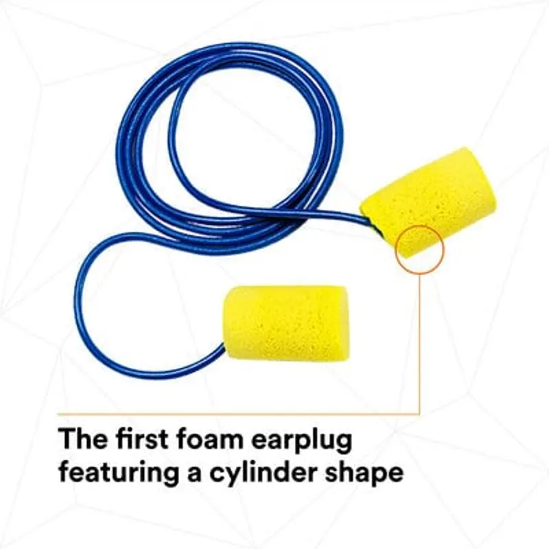 3M E-A-R Classic Corded Disposable Earplugs – Nrr 29, Pack Of 100 1