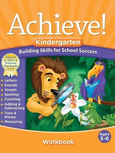 Achieve!: Kindergarten Learning Workbook With Activities 1