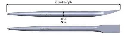 Ajax 5/8" X 18" Plated Pry Bar – Heavy-Duty Rescue Tool #9118-Pl 1
