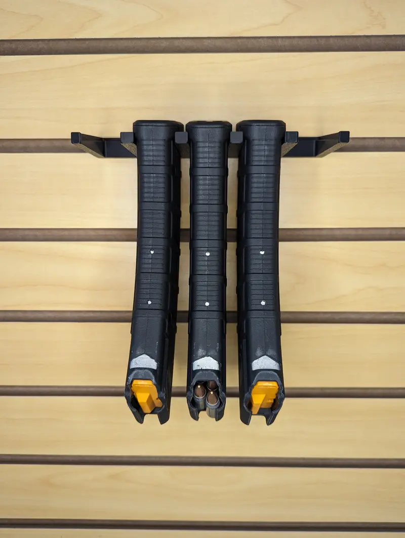 Ak-47 7.62X39 Magazine Mount – Slatwall Steel Mag Storage System 1