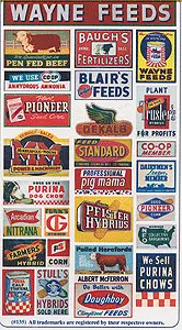 All Scale Miniatures Vintage Feed & Seed Storefront Sign Collection (184-135) 1