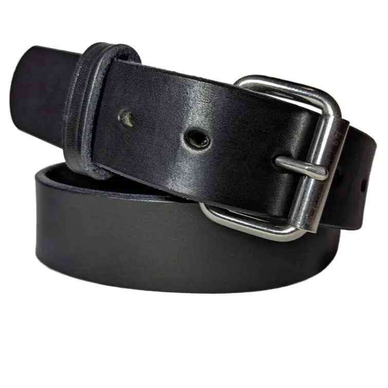 Amish Handcrafted Full-Grain Leather Belt – Traditional Artisan-Made Waistband 1
