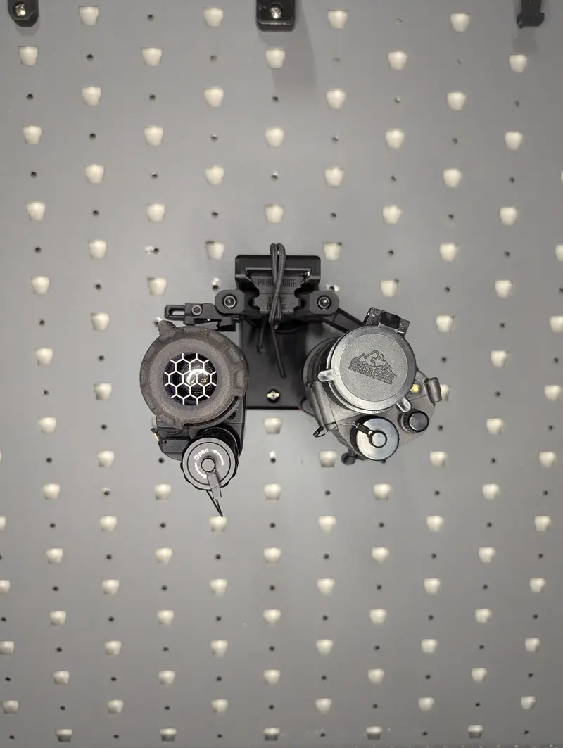 Angled Dovetail Night Vision & Thermal Mount By Gallowtech | Wall-Mounted Gear Storage Rack 1