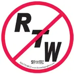 Anti-'Right To Work' Hard Hat Sticker – Bold Union Statement #S-88 1