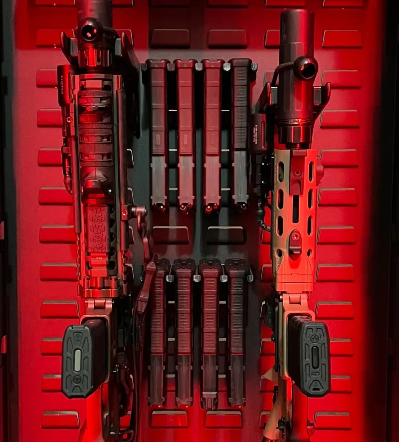 Ar-15 Pmag & Tmag Mount For Secureit & Akro-Mils Storage Racks 1