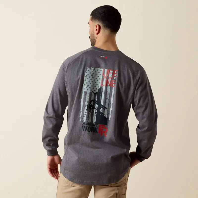 Ariat Fr Life On The Line Graphic Work Top (Style #10039429) 1