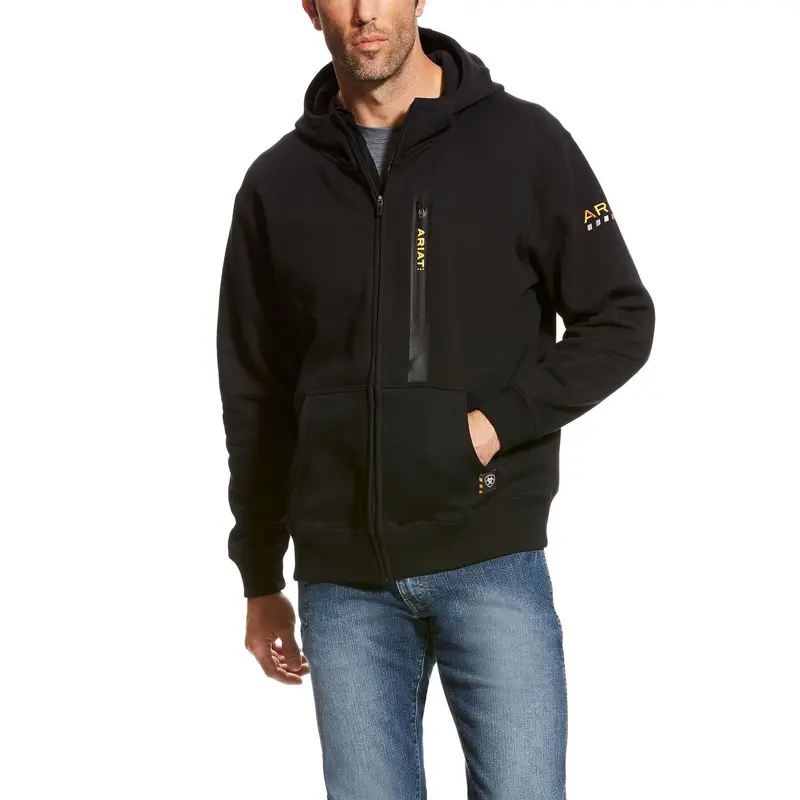 Ariat Rebar Full-Zip Hoodie For Durable Workwear Comfort 1