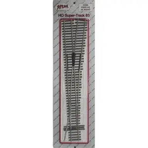 Atlas Ho Code 83 #6 Right-Hand Turnout Switch (Atl506) 1
