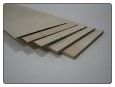 Balsa Usa 3-Ply Birch Aircraft Plywood – 1/64" × 6" × 12" (Model #B333) 1