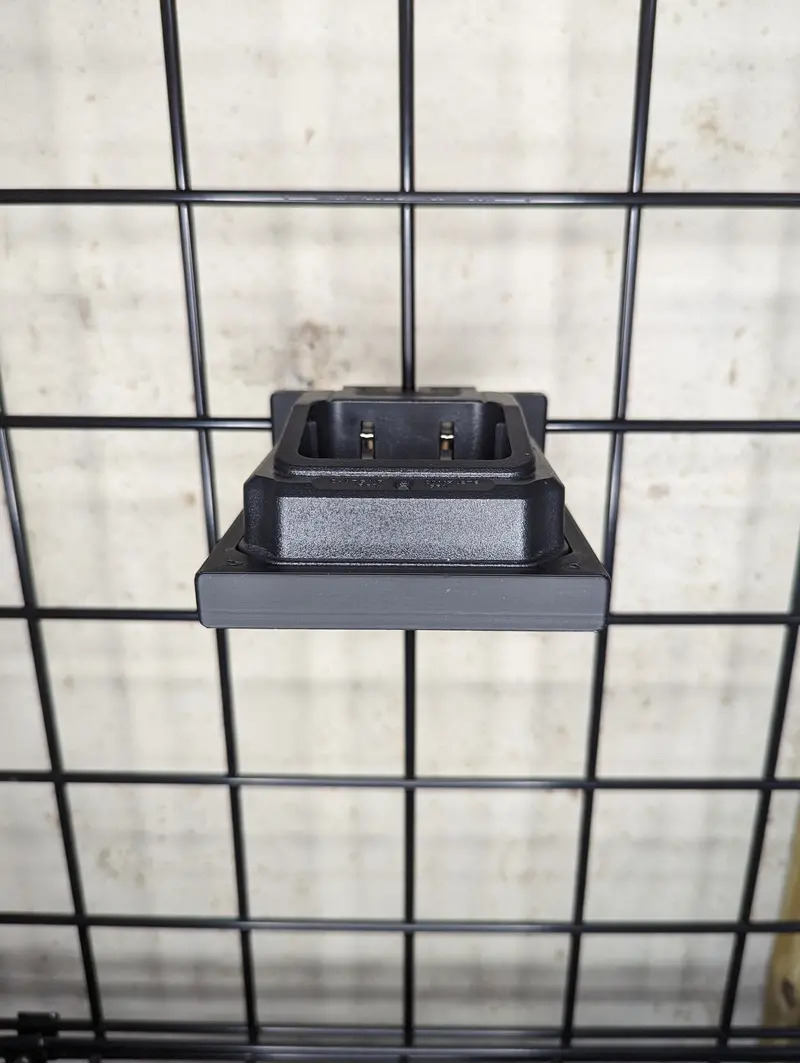 Baofeng Uv-9R Charger Gridwall Mount – Heavy-Duty Radio Accessory Bracket 1