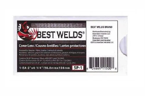 Best Welds Scratch- And Static-Resistant Cover Lens – 4¼" × 2" #Sp-1 1