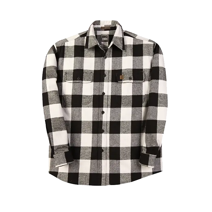 Big Bill Premium Flannel Work Shirt – Classic Fit Cotton Blend #121 1