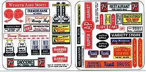 Blair Main Street Storefront Iii Retail Signage Kit – Commercial Facade Display (Model #184-58) 1