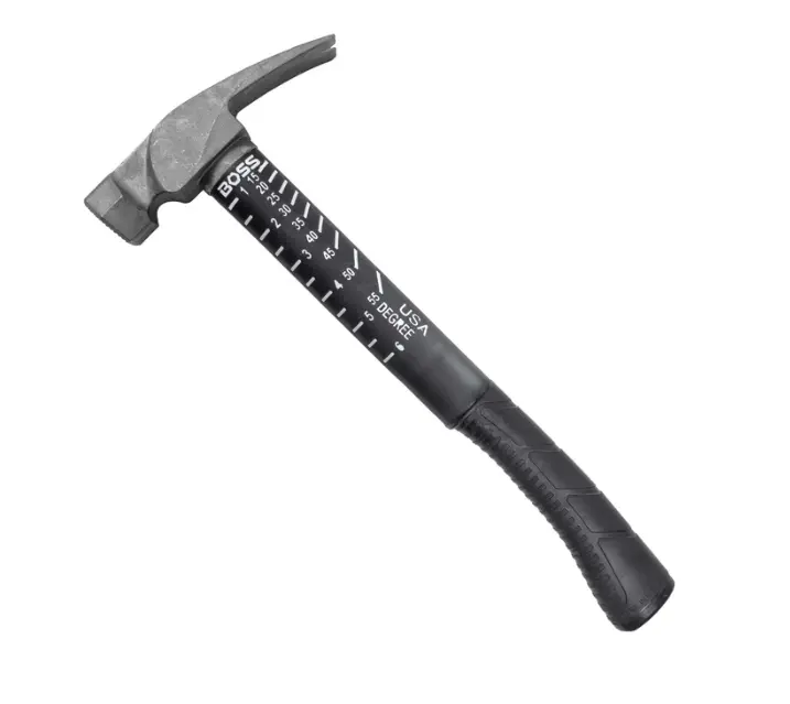 Boss Titanium Hammer With Fiberglass Handle – 14 Oz, Smooth Or Milled Face 1