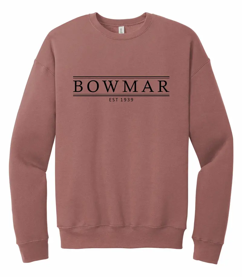 Bowmar Est. 1939 Heritage Crewneck Sweatshirt 1