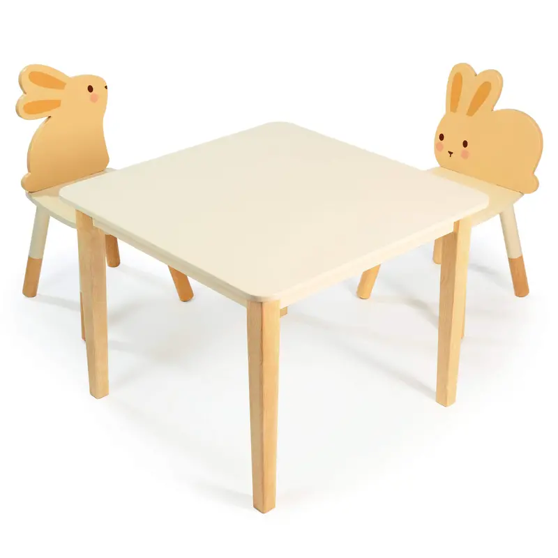 Bunny-Themed Table And Chair Combo 1