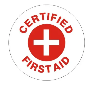 Certified First Aid Hard Hat Marker Hm-17 – Cross Symbol, Permanent Ink 1