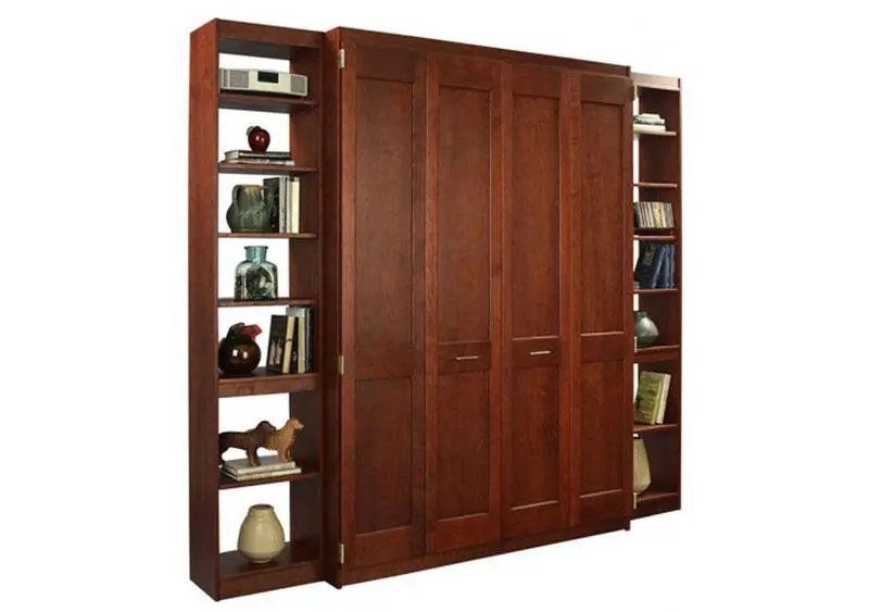 Cherry-Finished Dane Wall Bed Unit 1