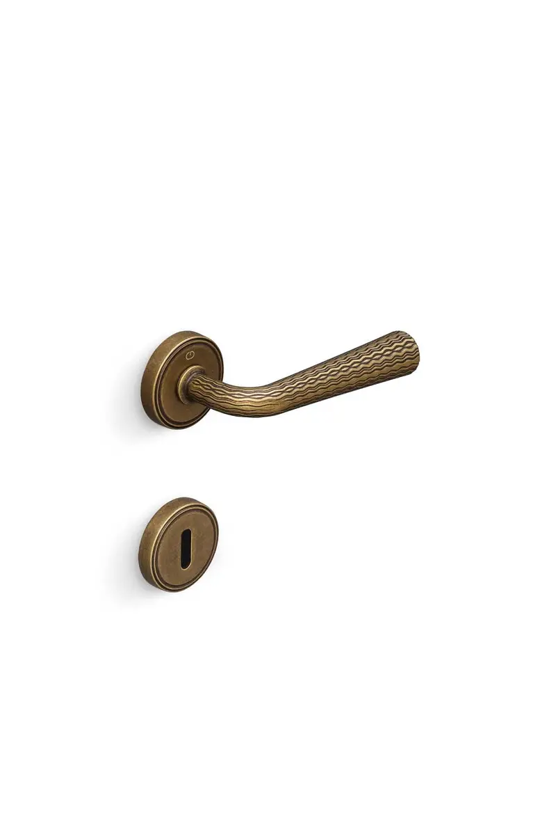 Colombia Exterior Mortise Lock Set With Rose 4