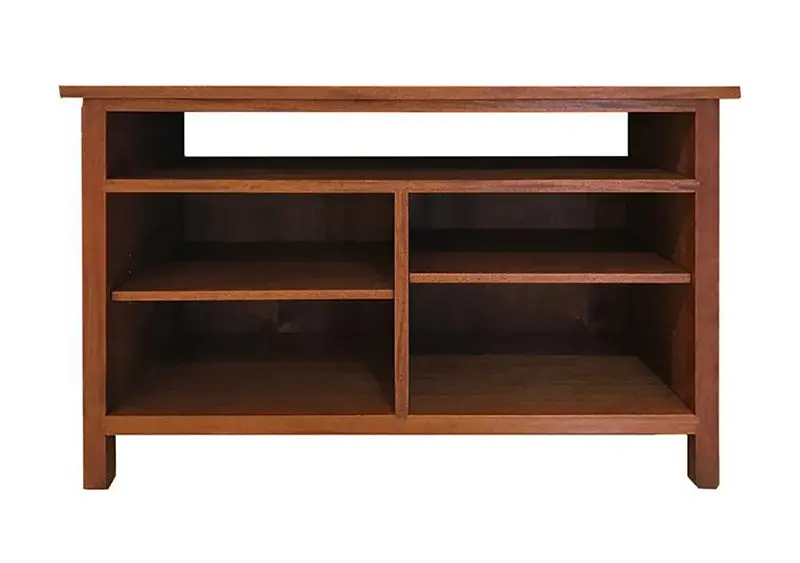 Craftsman Wood Tv Stand With Storage 1