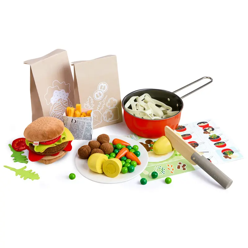 Creative Play Fresh Box – Healthy Meal-Themed Pretend Food Kit 1