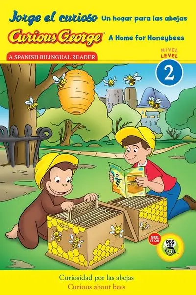 Curious George: A Home For Honeybees – Bilingual Nature Story (English/Spanish) 1