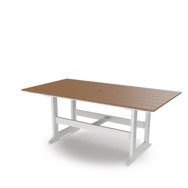 Daybreak Outdoor Hdpe Leesport 6-Foot Dining Table – Spacious All-Weather Hdpe Surface 1