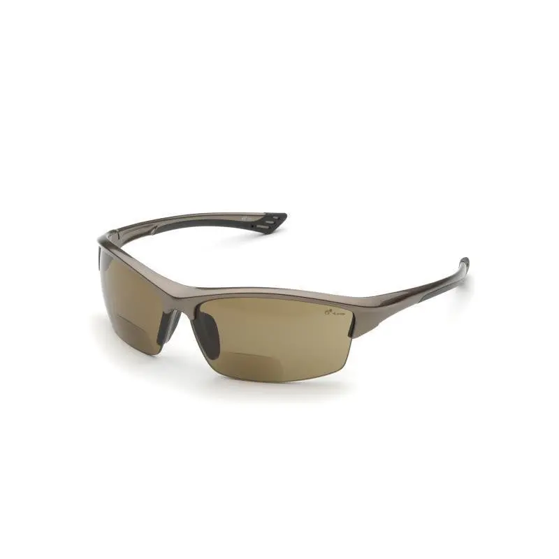 Delta Plus Rx-350 Brown Bifocal Safety Glasses – +Diopter Lens 1