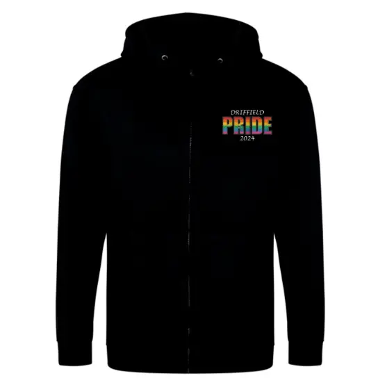 Driffield Pride Embroidered Zip-Up Hoodie 1