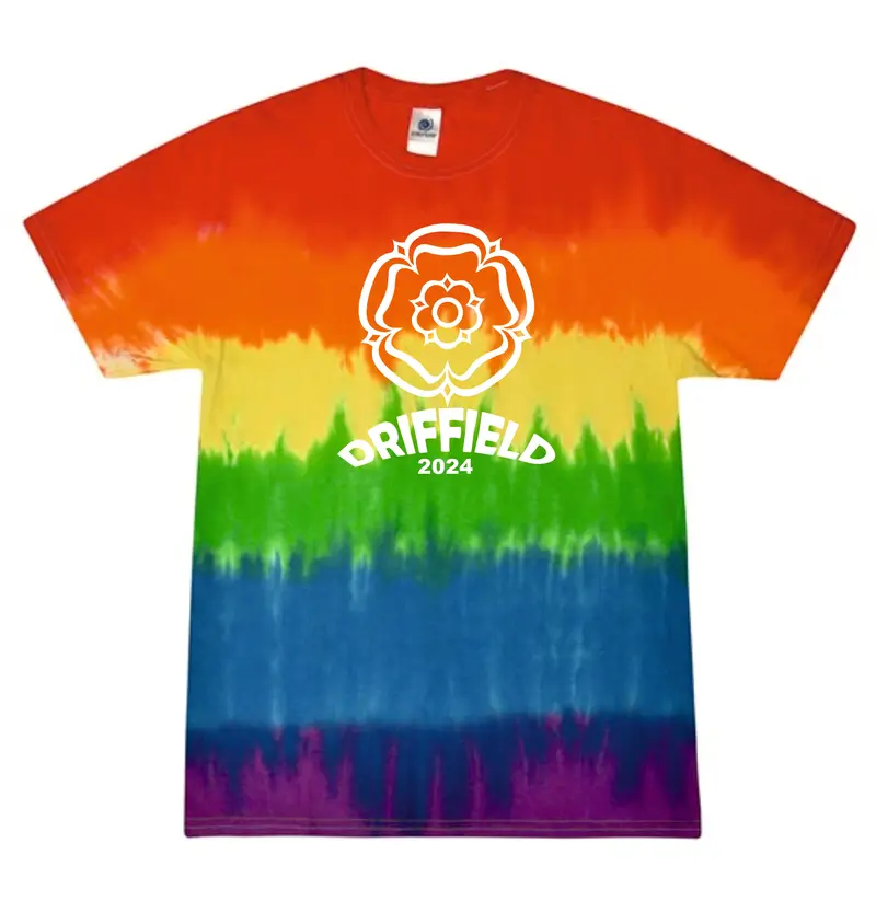 Driffield Pride Vibrant Rainbow Print T-Shirt 1