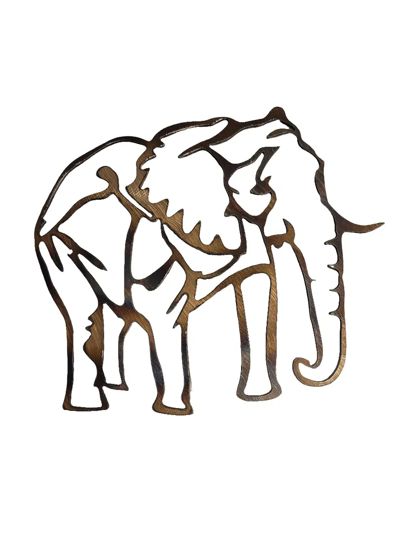 Elephant Silhouette Wall Art 1