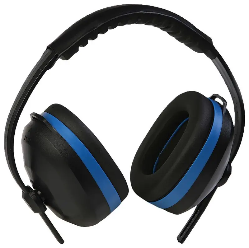 Erb Black-And-Blue Earmuffs – Lightweight Hearing Protection #14234 1