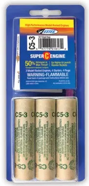 Estes Super C Rocket Motor Pack – C5-3 Engines (Est1617) 1