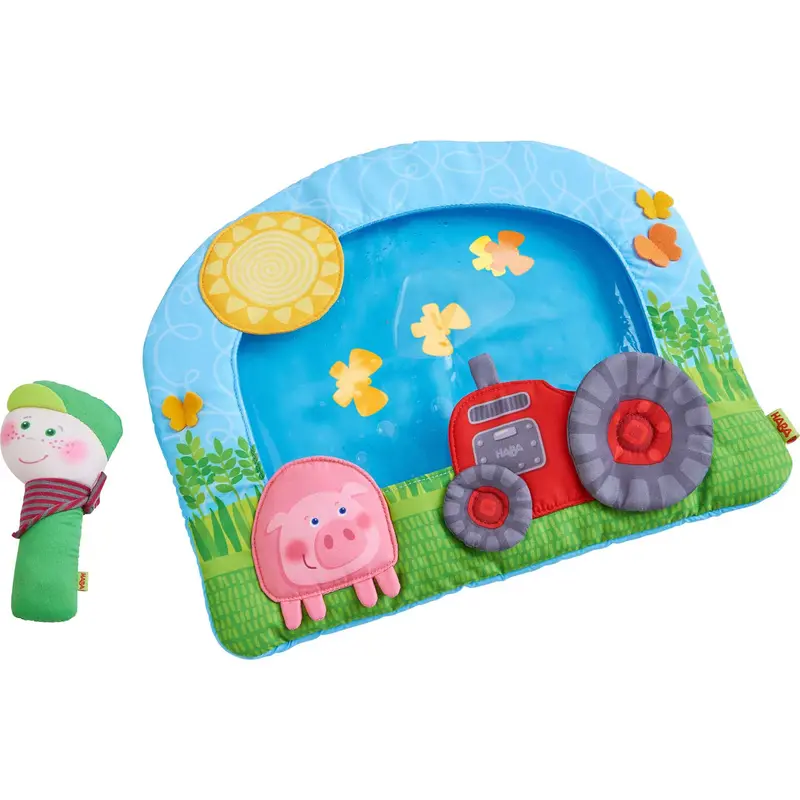 Farm-Themed Water Play Mat For Tummy Time & Sensory Exploration 1