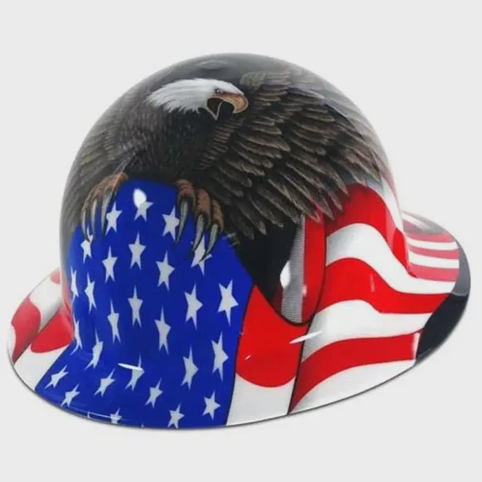 Fibre-Metal Spirit Of America Full-Brim Ansi Hard Hat – Model #E1Rw00A006 1