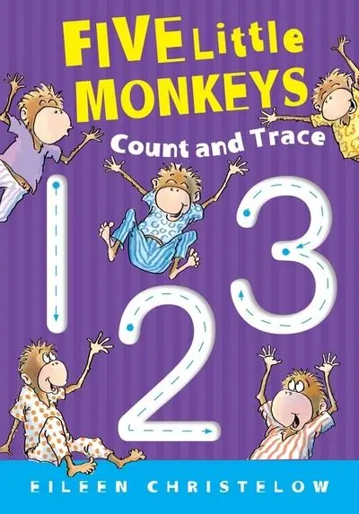 Five Little Monkeys: Counting And Tracing Board Book 1
