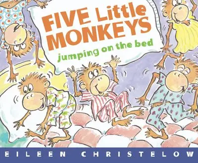 Five Little Monkeys Jumping On The Bed Rhyming Board Book 1