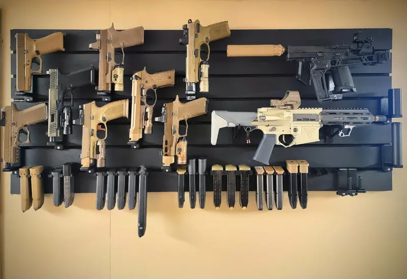 Fnx-45 Magazine Mount Compatible With Slatwall Panels 1