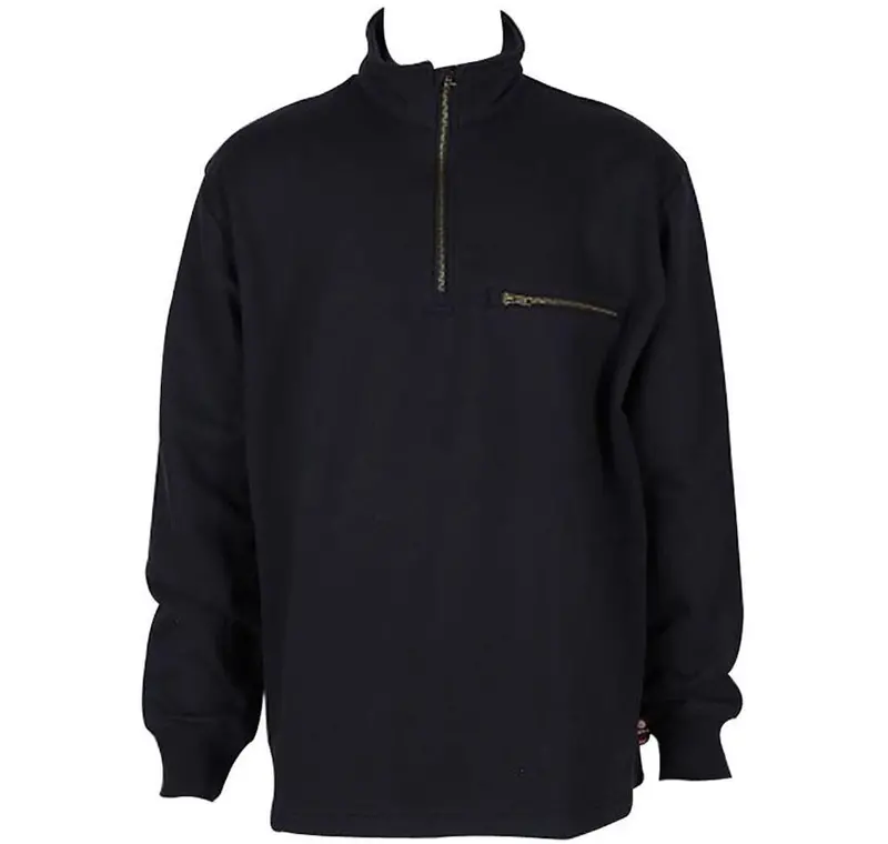 Forge Fr 1/4-Zip Navy Pullover – Flame-Resistant Lightweight Layer 1