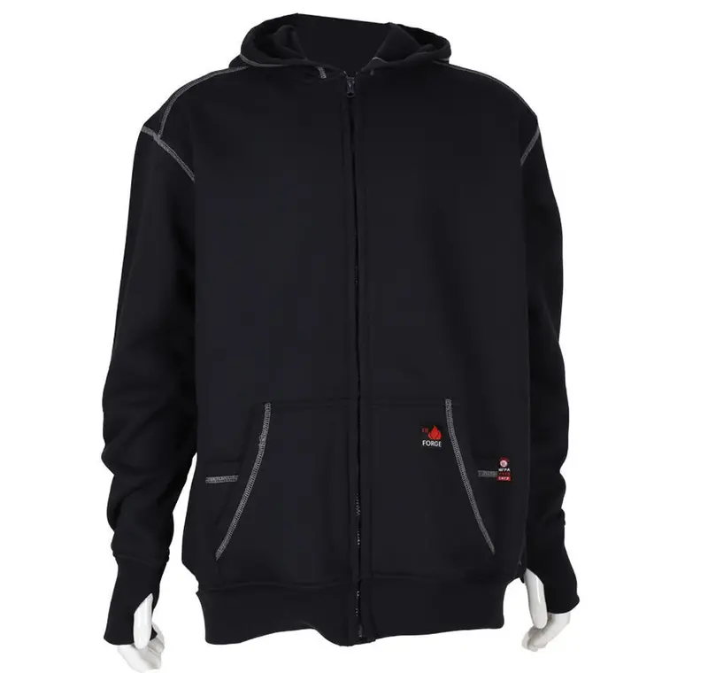 Forge Fr Polartec Fleece Hoodie With Full-Zip Closure 1