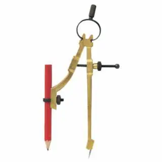 General Tools Precision Pencil Compass Set – Divider, Scriber & Measuring Tool 1