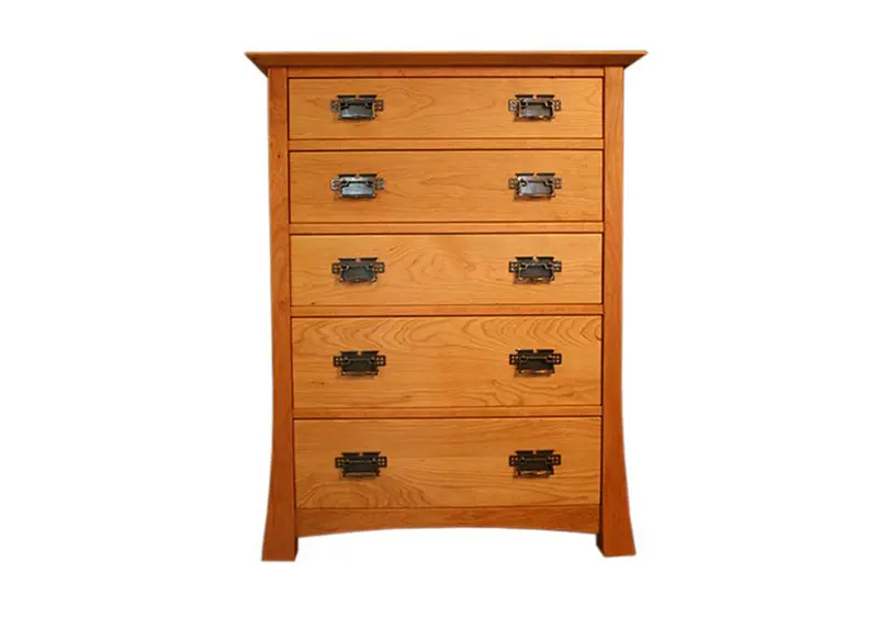 Glasgow Five-Drawer Tall Dresser 1
