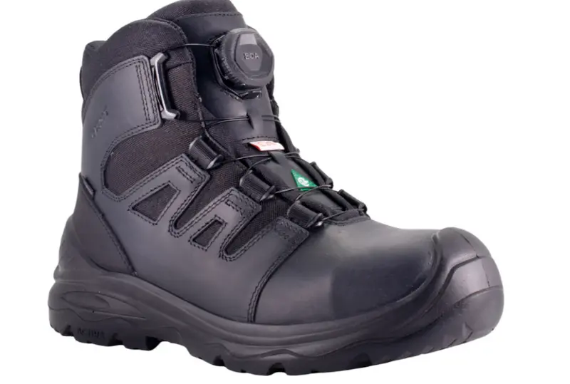 Grisport Boa Boston Composite-Toe Work Boot – Brown Waterproof Hiking-Style Safety Boot 1