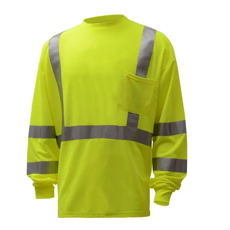 Gss Class 3 High-Visibility Long-Sleeve T-Shirt – Styles #5505 & #5506 1