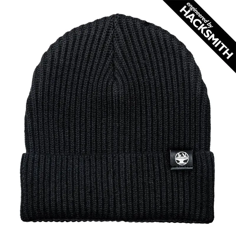 Hacksmith Ribbed Knit Beanie 1
